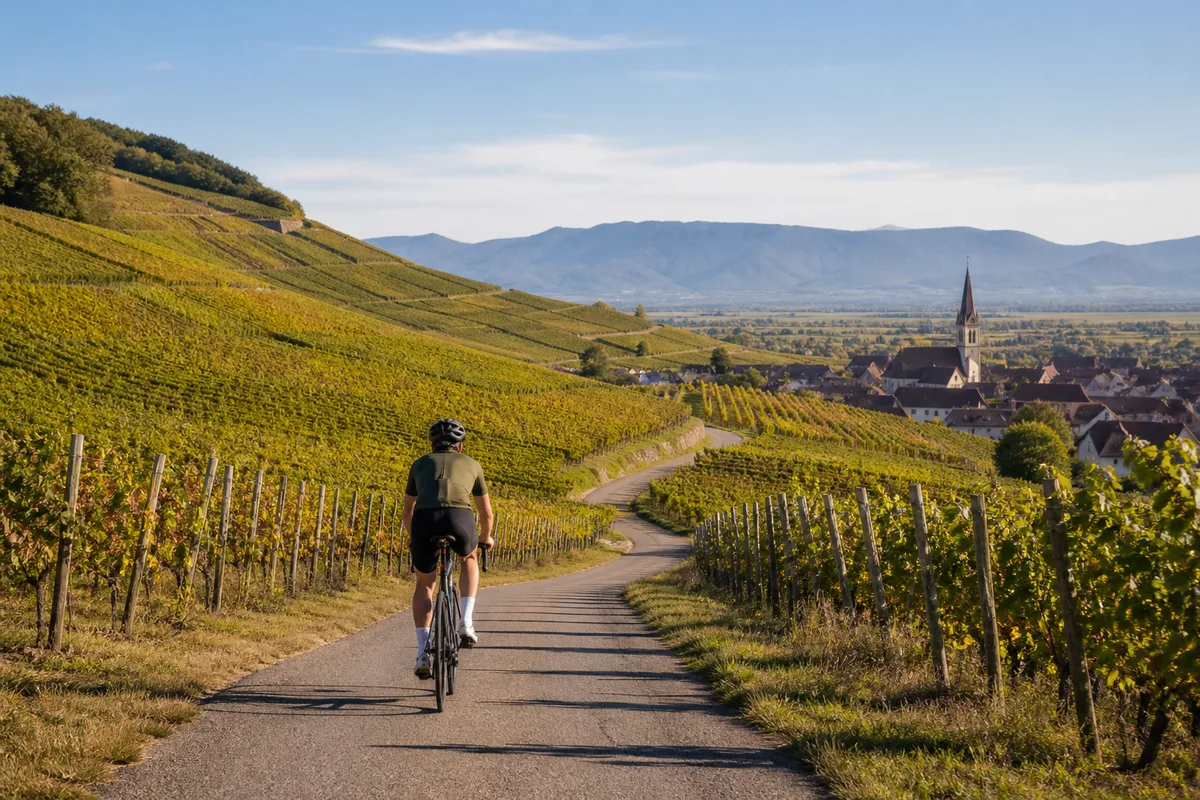 Route des vins d'Alsace à vélo : étapes et villages
